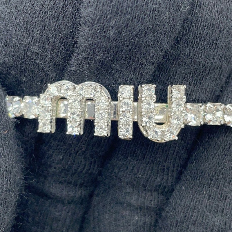 ミュウミュウ ネックレス クリスタル 5JC871 Miu Miu アクセサリー チョーカー