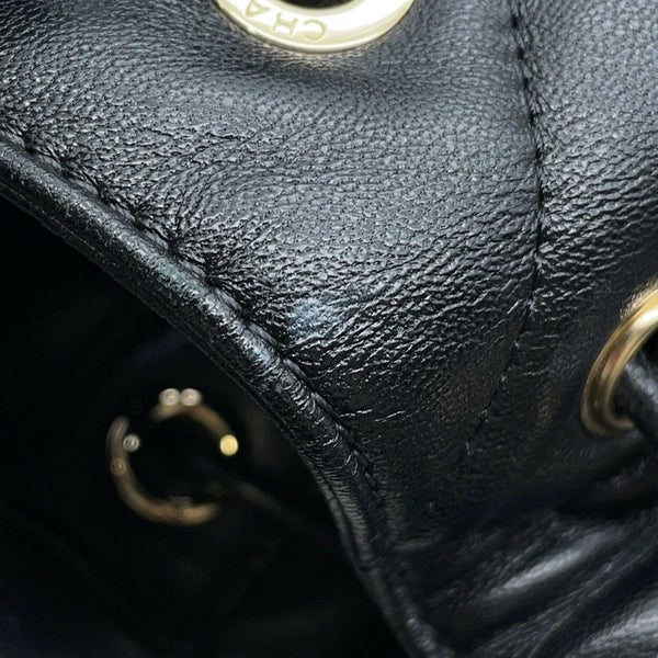 シャネル リュック マトラッセ ココマーク レザー CHANEL バッグ バックパック 黒