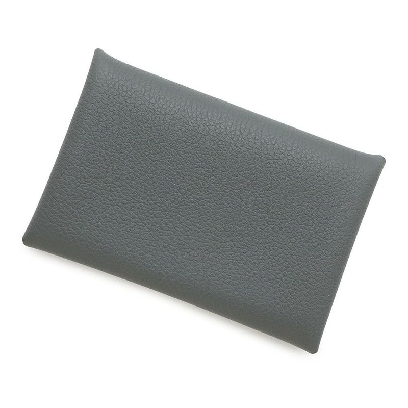 エルメス カードケース カルヴィ ヴェールアマンド エバーカラー B刻印 HERMES 名刺入れ