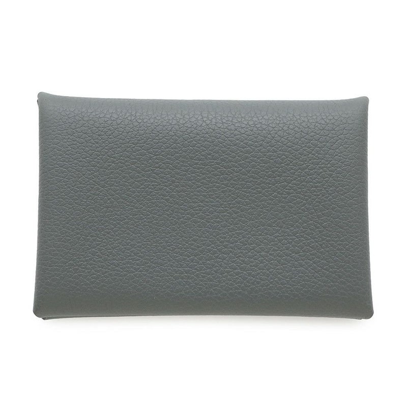 エルメス カードケース カルヴィ ヴェールアマンド エバーカラー B刻印 HERMES 名刺入れ