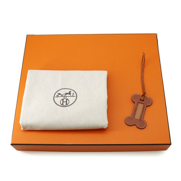 エルメス 犬用キャリーバッグ フォーヴ/フー/シルバー金具 トワルアッシュ U刻印 HERMES ドッグ