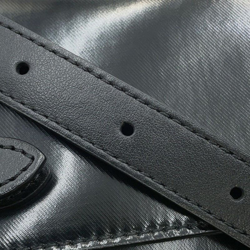 バーバリー ショルダーバッグ ホースフェリー カメラ マイクロ コーティングキャンバス 8022339 BURBERRY 黒