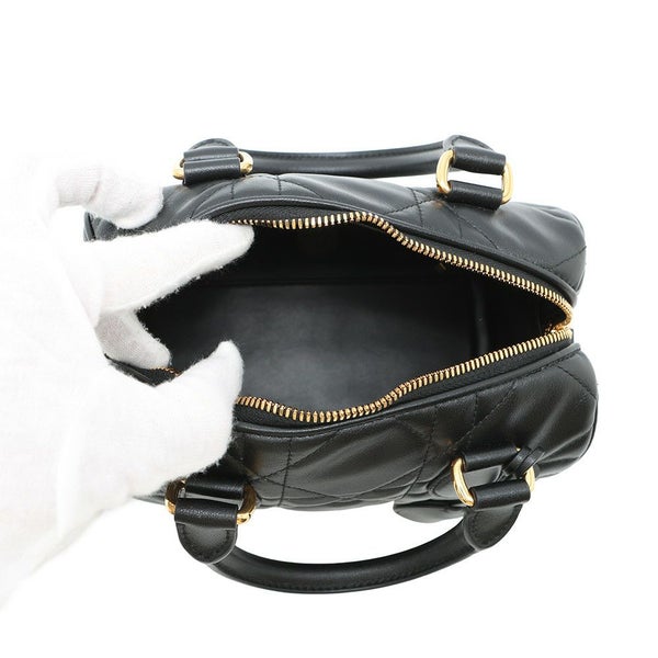 クリスチャン・ディオール ハンドバッグ グルーヴ 20 マクロカナージュ スモール M1364UBOL_M900 2way 黒