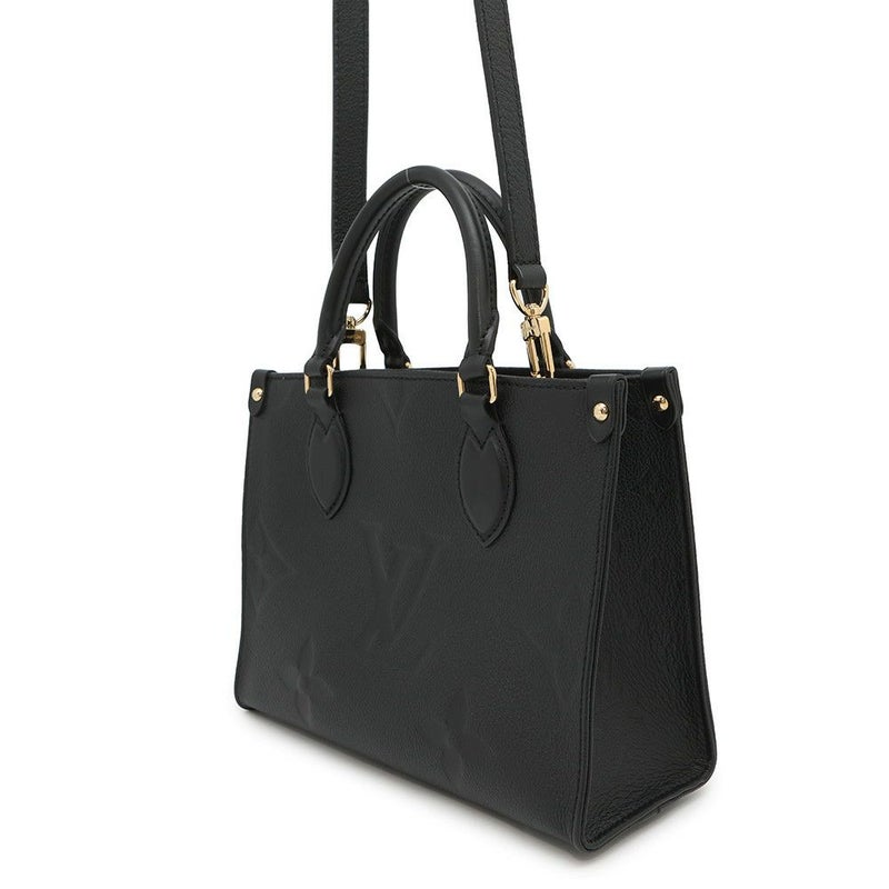 ルイヴィトン ハンドバッグ モノグラム・アンプラント オンザゴーPM M45653 黒 ブラック 2way