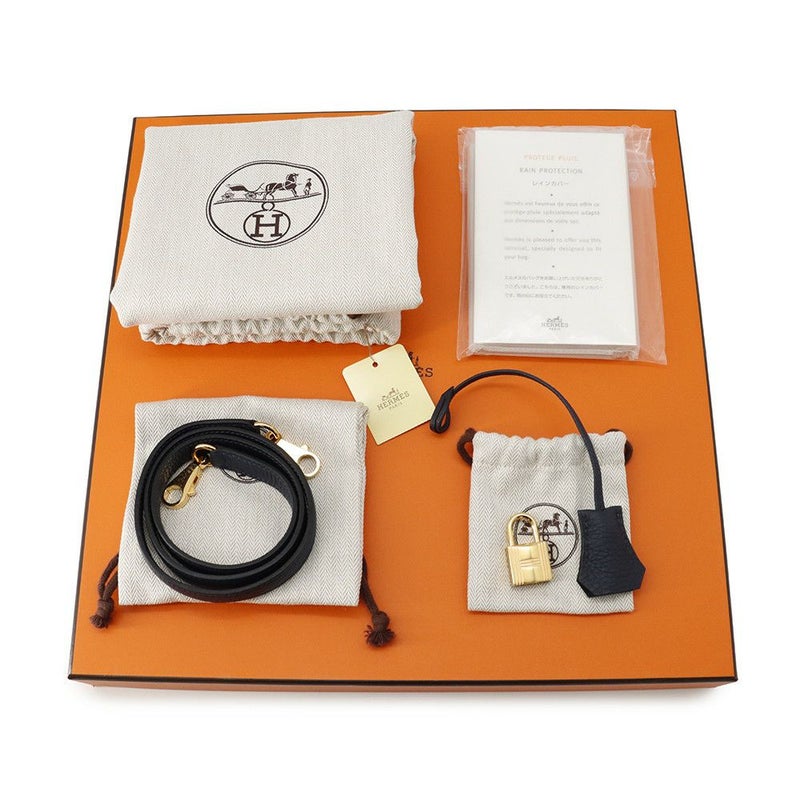 エルメス ハンドバッグ ケリー25 内縫い ブルーニュイ/ゴールド金具 トゴ A刻印 HERMES Kelly 2wayバッグ