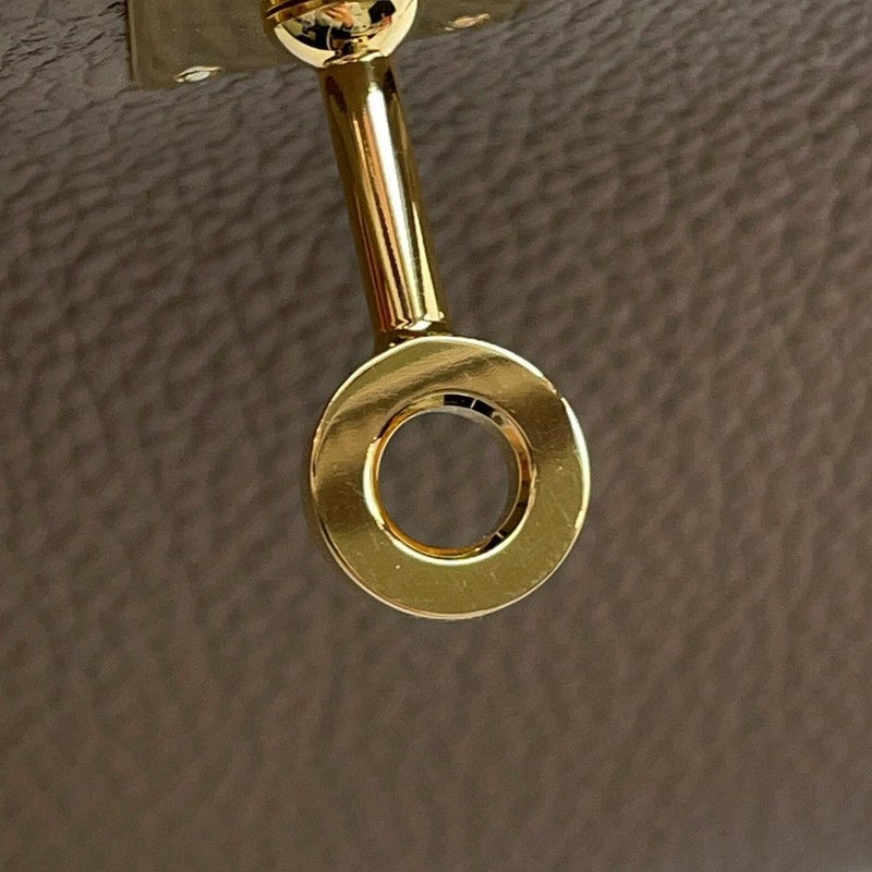 エルメス バーキン25 エトゥープ/ゴールド金具 トゴ B刻印 HERMES Birkin ハンドバッグ