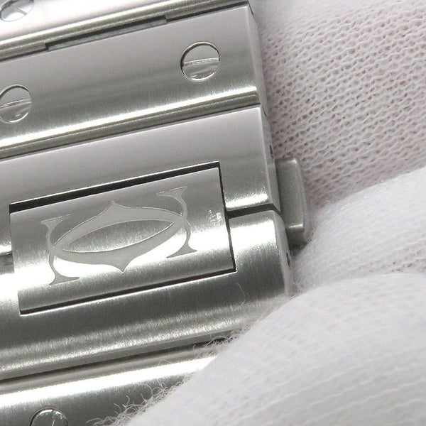 カルティエ サントス ドゥ カルティエ クロノグラフ XL 日本限定220本 WSSA0078 Cartier 腕時計 グレー文字盤