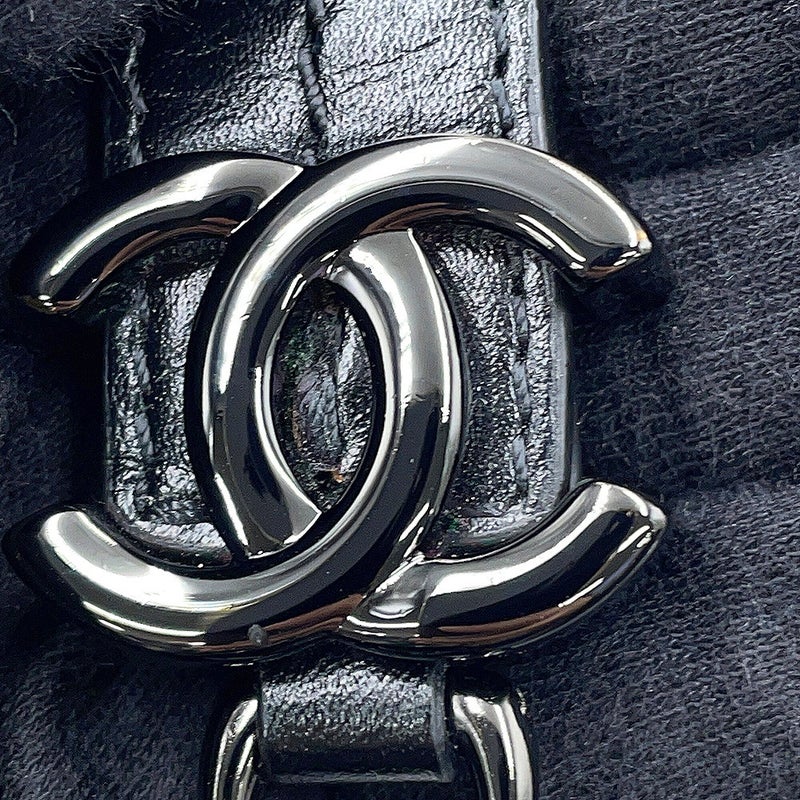 シャネル チェーンショルダーバッグ ガブリエル ドゥ シャネル スモール ホーボーバッグ A91810 CHANEL 黒