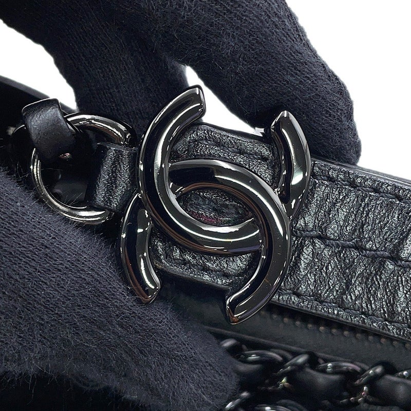 シャネル チェーンショルダーバッグ ガブリエル ドゥ シャネル スモール ホーボーバッグ A91810 CHANEL 黒