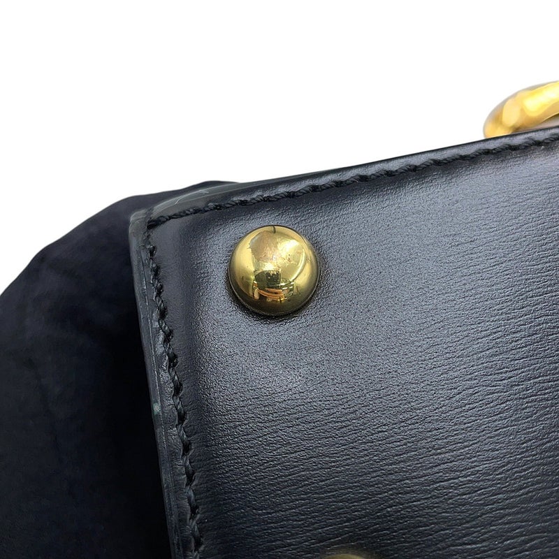 カルティエ ハンドバッグ パンテール レザー Cartier 2wayショルダーバッグ 黒