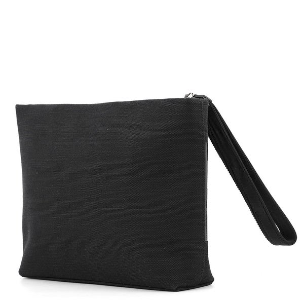 ジバンシー クラッチバッグ テープロゴ スモール キャンバス BB60PNB2CL GIVENCHY ポーチ 黒