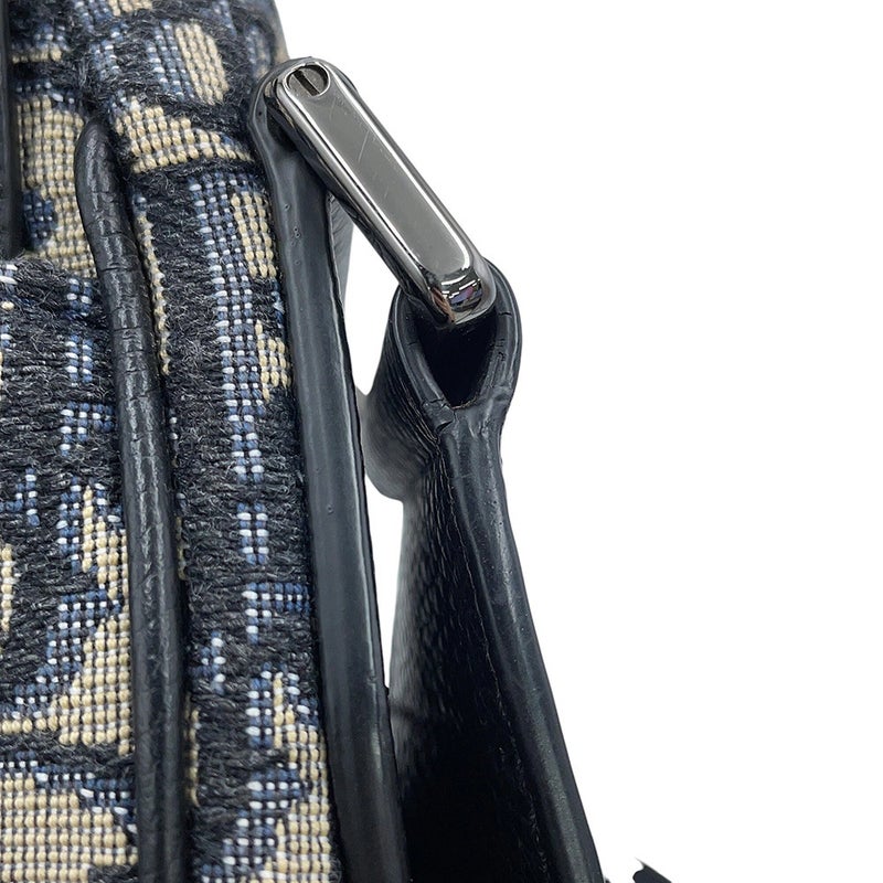 クリスチャン・ディオール ショルダーバッグ オブリーク ミニ サドル メッセンジャーバッグ Christian Dior 黒 トロッター