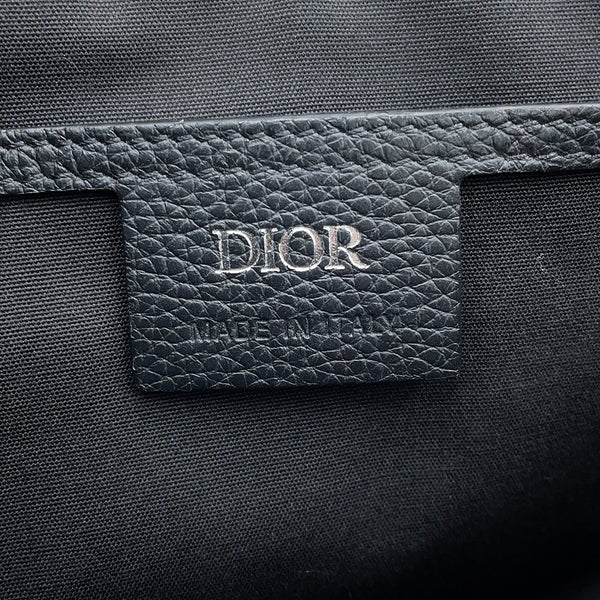 クリスチャン・ディオール ショルダーバッグ オブリーク ミニ サドル メッセンジャーバッグ Christian Dior 黒 トロッター