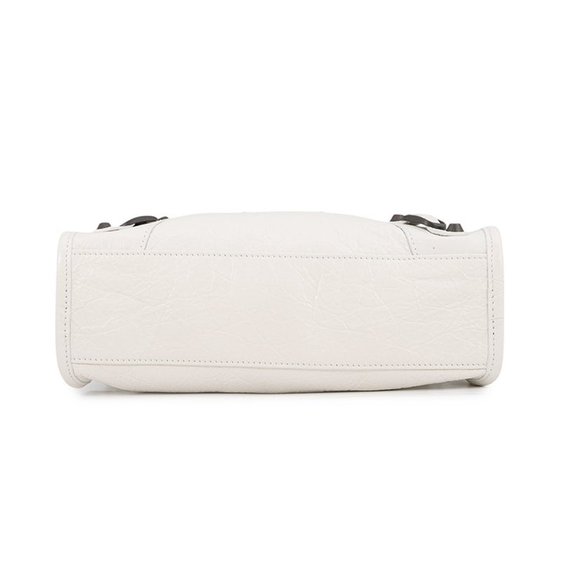 バレンシアガ ショルダーバッグ ル シティ ミニ アリーナラムスキン 806395 BALENCIAGA ２wayショルダー 白