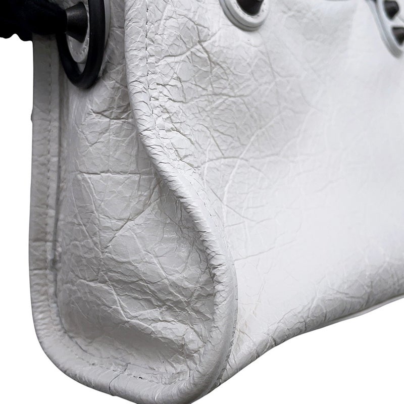 バレンシアガ ショルダーバッグ ル シティ ミニ アリーナラムスキン 806395 BALENCIAGA ２wayショルダー 白