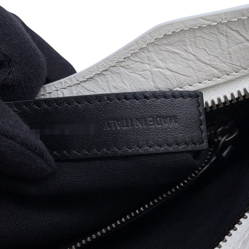 バレンシアガ ショルダーバッグ ル シティ ミニ アリーナラムスキン 806395 BALENCIAGA ２wayショルダー 白