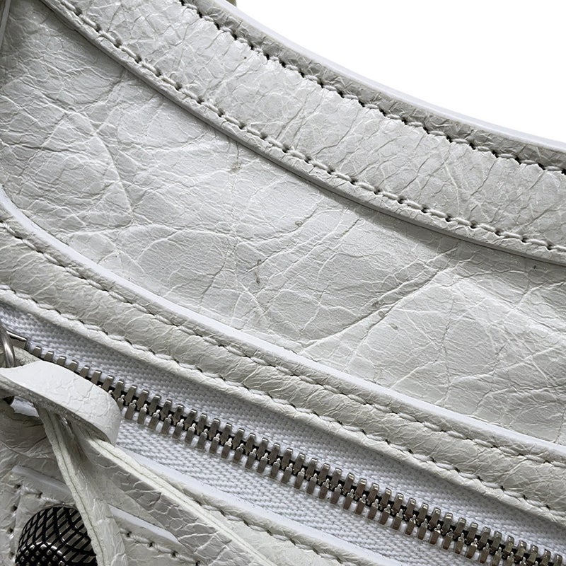 バレンシアガ ハンドバッグ ネオ・カゴールXS アリーナラムスキン 700940 BALENCIAGA ２wayショルダー 白
