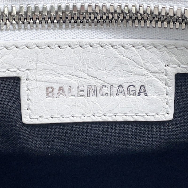 バレンシアガ ハンドバッグ ネオ・カゴールXS アリーナラムスキン 700940 BALENCIAGA ２wayショルダー 白