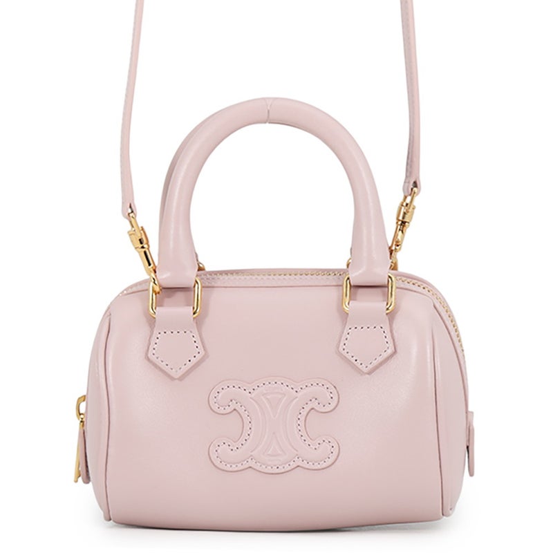 セリーヌ ハンドバッグ キュイルトリオンフ ミニ ボストン スムースカーフレザー 10P043ESM CELINE 2way