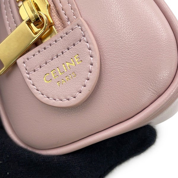 セリーヌ ハンドバッグ キュイルトリオンフ ミニ ボストン スムースカーフレザー 10P043ESM CELINE 2way