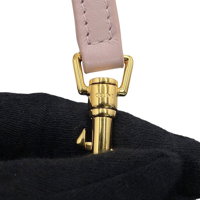 セリーヌ ハンドバッグ キュイルトリオンフ ミニ ボストン スムースカーフレザー 10P043ESM CELINE 2way