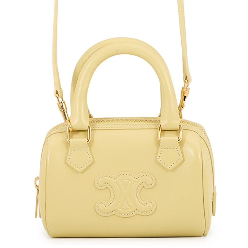 セリーヌ ハンドバッグ キュイルトリオンフ ミニ ボストン スムースカーフレザー 10P043ESM CELINE 2way