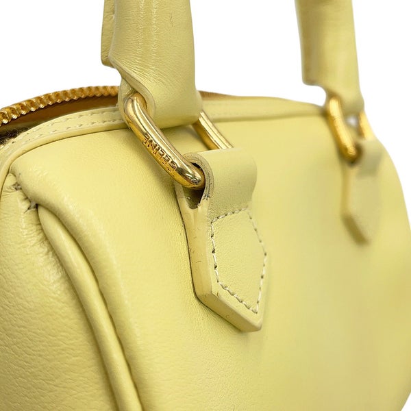 セリーヌ ハンドバッグ キュイルトリオンフ ミニ ボストン スムースカーフレザー 10P043ESM CELINE 2way