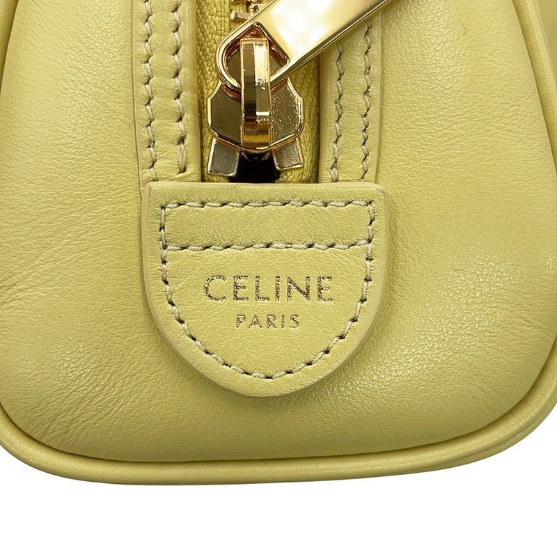 セリーヌ ハンドバッグ キュイルトリオンフ ミニ ボストン スムースカーフレザー 10P043ESM CELINE 2way
