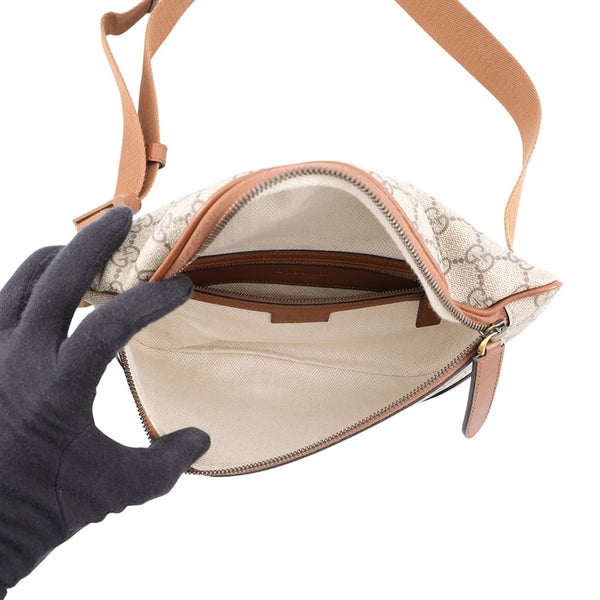 グッチ ボディバッグ GGエンブレム ミディアム PVC/レザー 821162 GUCCI