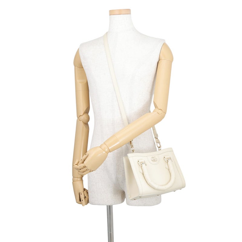 グッチ ハンドバッグ ダイアナ レザー 828356 GUCCI 2wayショルダーバッグ