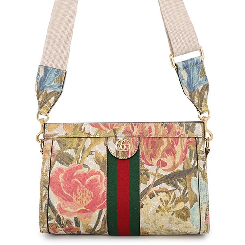 グッチ ショルダーバッグ オフィディア フローラ PVC/キャンバス 702200 GUCCI 2way