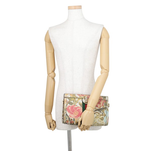 グッチ ショルダーバッグ オフィディア フローラ PVC/キャンバス 702200 GUCCI 2way
