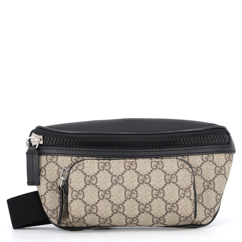 グッチ ボディバッグ GGスプリーム 779877 GUCCI ウエストバッグ 黒 アウトレット品