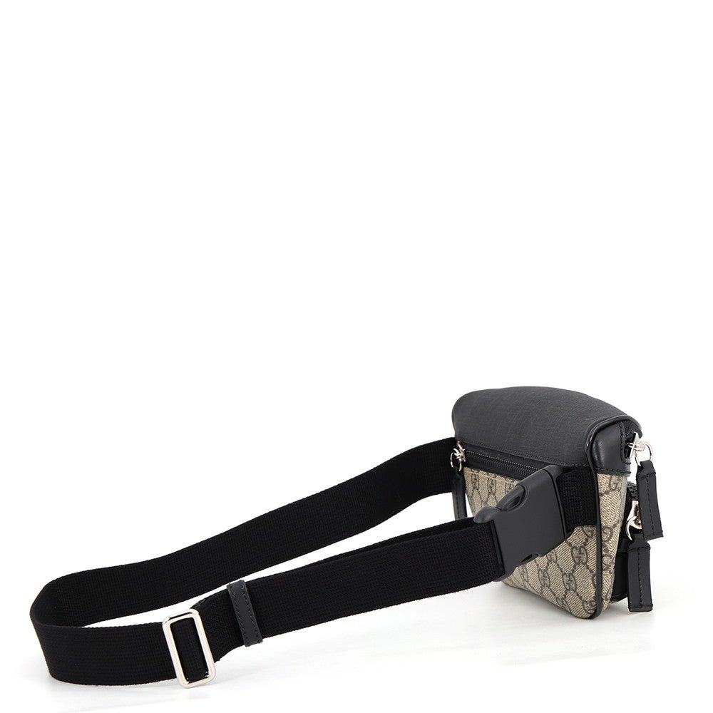 グッチ ボディバッグ GGスプリーム 779877 GUCCI ウエストバッグ 黒