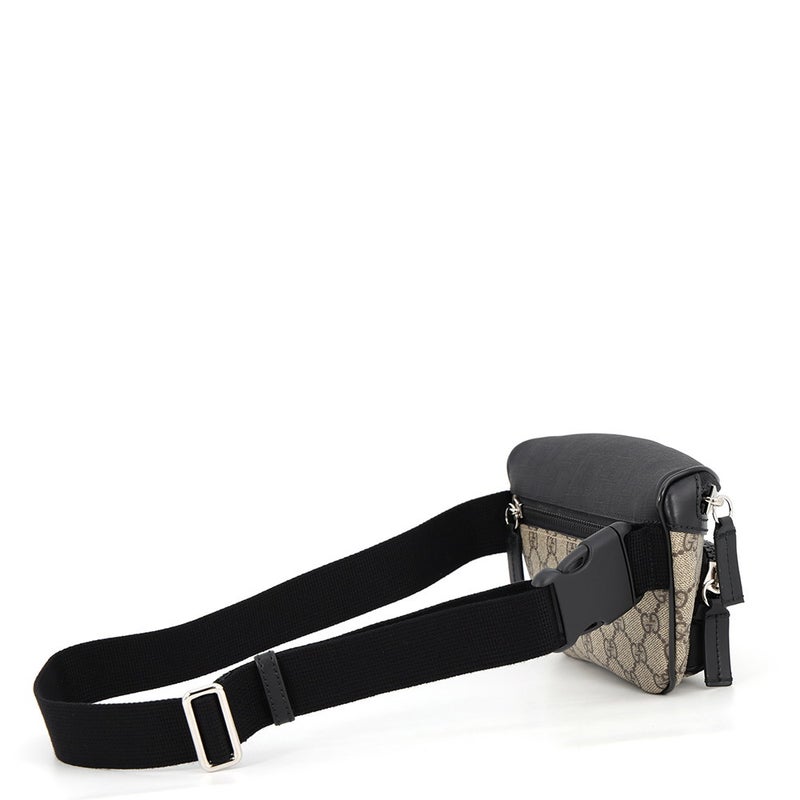 グッチ ボディバッグ GGスプリーム 779877 GUCCI ウエストバッグ 黒 アウトレット品