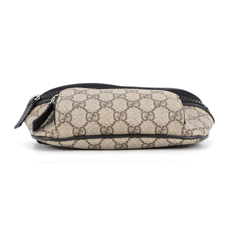 グッチ ボディバッグ GGスプリーム 779877 GUCCI ウエストバッグ 黒 アウトレット品