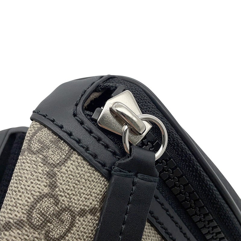 グッチ ボディバッグ GGスプリーム 779877 GUCCI ウエストバッグ 黒 アウトレット品