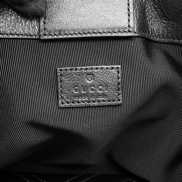 グッチ トートバッグ GGマーモント ミディアム レザー 855279 GUCCI 黒