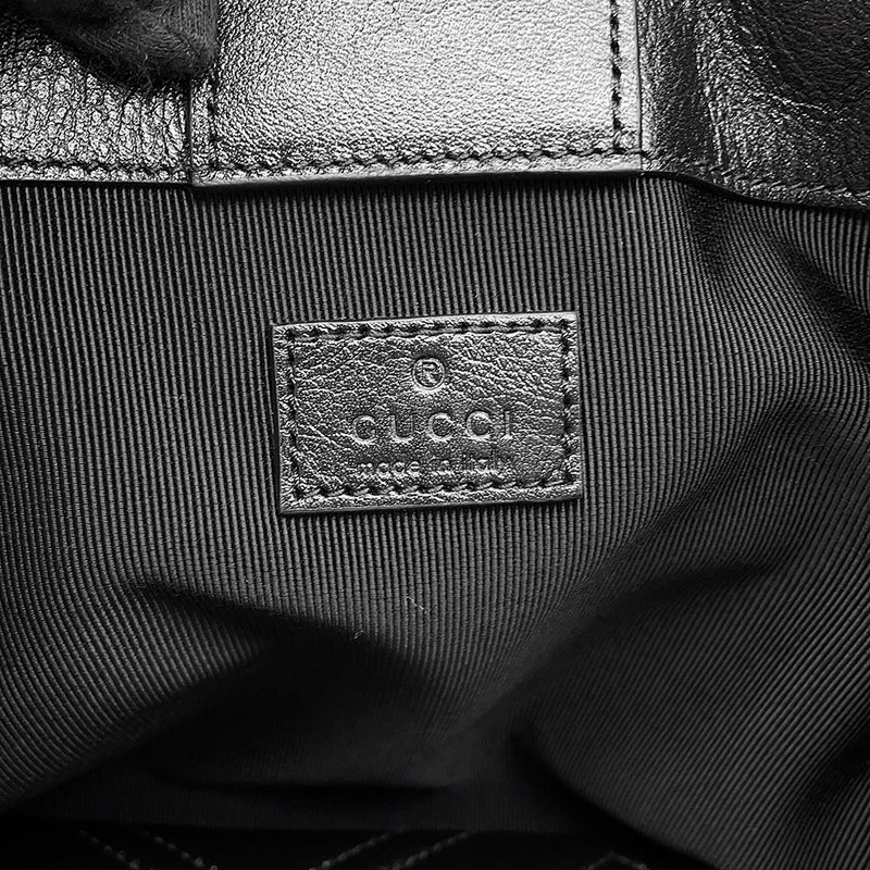 グッチ トートバッグ GGマーモント ミディアム レザー 855279 GUCCI 黒