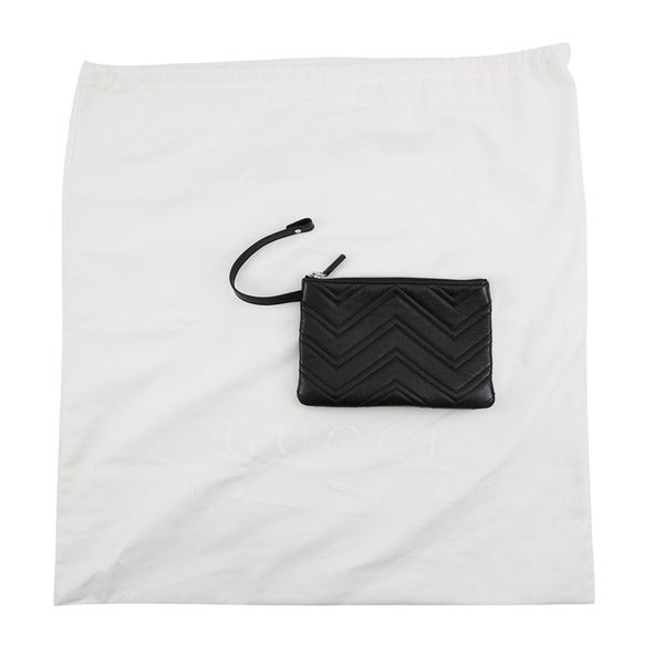 グッチ トートバッグ GGマーモント ミディアム レザー 855279 GUCCI 黒
