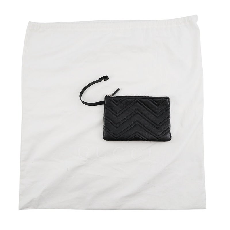 グッチ トートバッグ GGマーモント ミディアム レザー 855279 GUCCI 黒