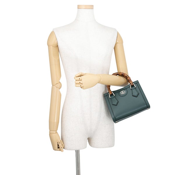 グッチ ハンドバッグ ダイアナ バンブー スモール レザー 832936 GUCCI 2wayショルダー