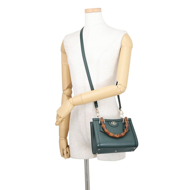 グッチ ハンドバッグ ダイアナ バンブー スモール レザー 832936 GUCCI 2wayショルダー