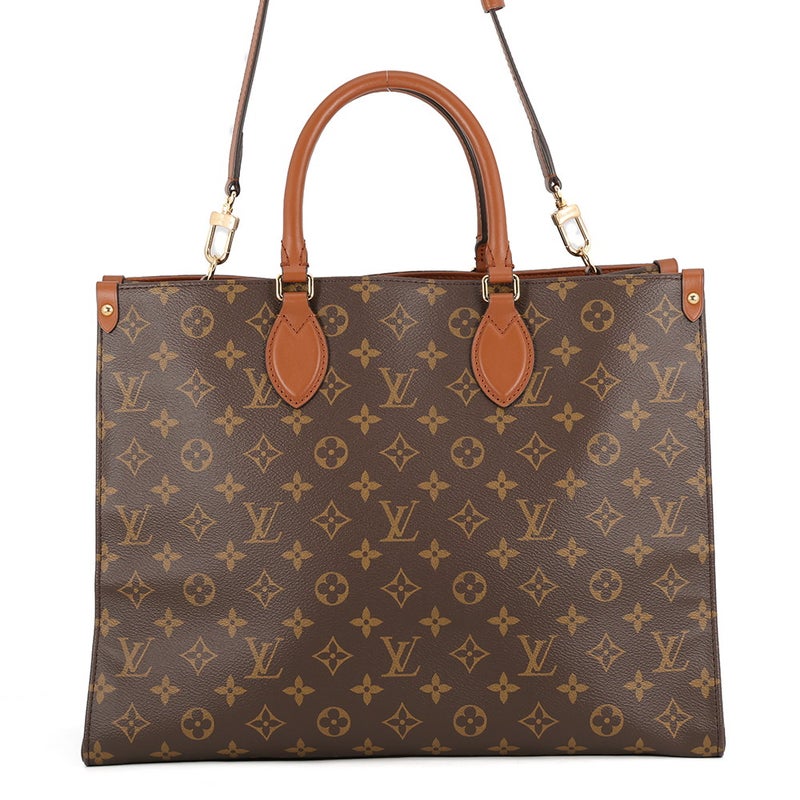 ルイヴィトン トートバッグ モノグラム オンザゴー・オーガナイザー M14235 LOUIS VUITTON 2wayショルダー