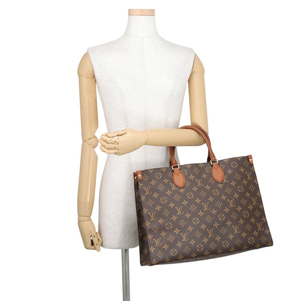 ルイヴィトン トートバッグ モノグラム オンザゴー・オーガナイザー M14235 LOUIS VUITTON 2wayショルダー