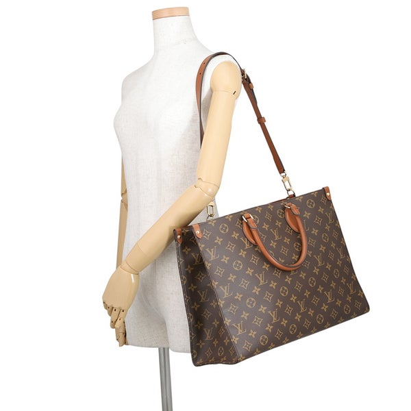 ルイヴィトン トートバッグ モノグラム オンザゴー・オーガナイザー M14235 LOUIS VUITTON 2wayショルダー