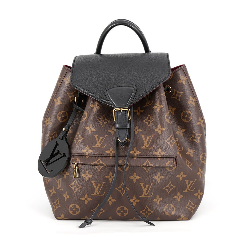 ルイヴィトン リュック モノグラム モンスリ NM PM M45515 LOUIS VUITTON ヴィトン リュックサック バッグ ブラック 黒