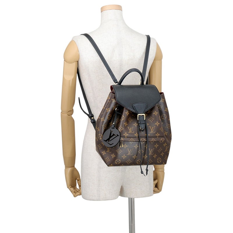 ルイヴィトン リュック モノグラム モンスリ NM PM M45515 LOUIS VUITTON ヴィトン リュックサック バッグ ブラック 黒