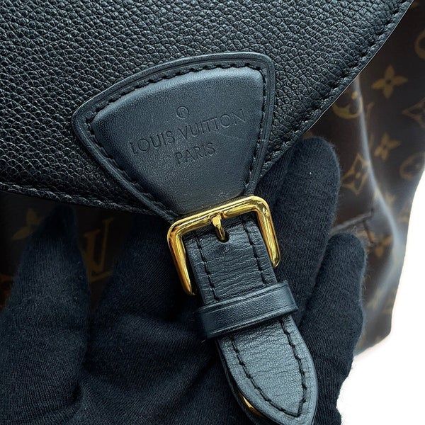 ルイヴィトン リュック モノグラム モンスリ NM PM M45515 LOUIS VUITTON ヴィトン リュックサック バッグ ブラック 黒