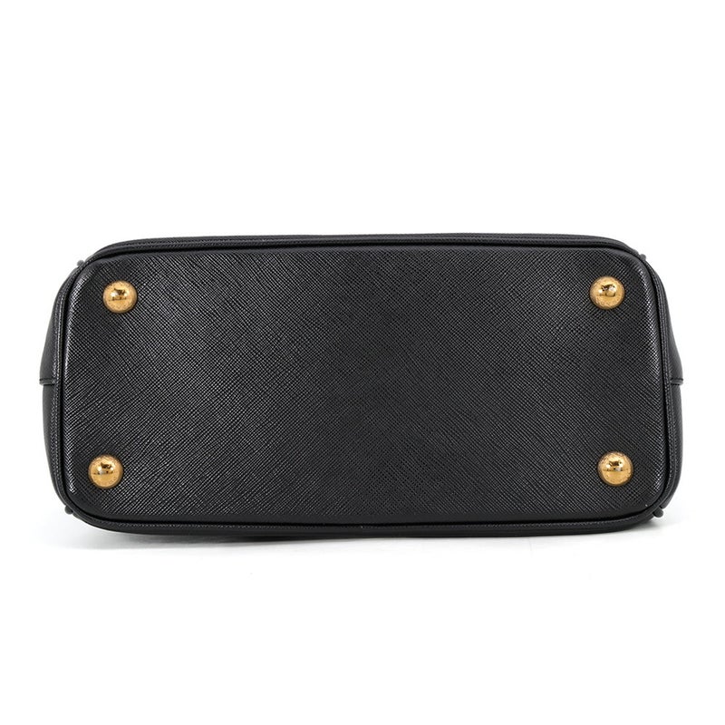 プラダ ハンドバッグ ガレリア スモール サフィアーノレザー 1BA896 PRADA 2wayショルダーバッグ 黒